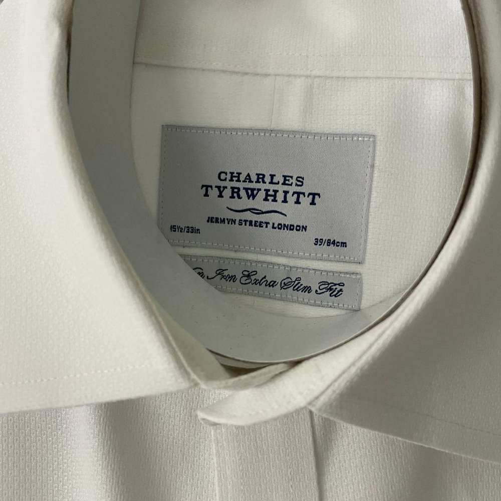 Charles Tyrwhitt - Non-Iron Extra Slim Fit White Dress Shirt